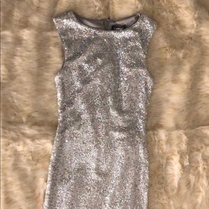 Bebe silver dress